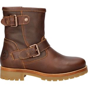 Panama Jack - Felina Igloo - Dames Boot - Cognac - Leer - Gevoerd met Schaapsvacht