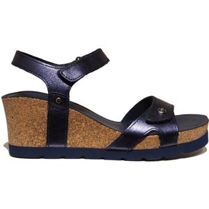 Panama Jack - Julia Shine - Sandalen - Blauw - Kurk