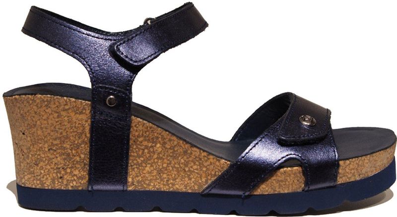 Panama Jack - Julia Shine - Sandalen - Blauw - Kurk