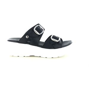 Panama Jack - Navia - Slipper - Zwart - Leer