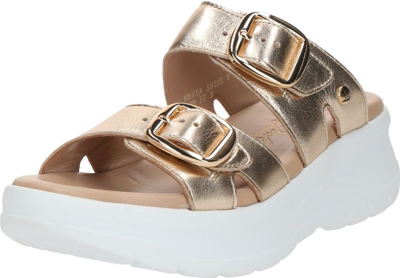 Panama Jack - Navia Shine - Slipper - Goud - Nappa Leer