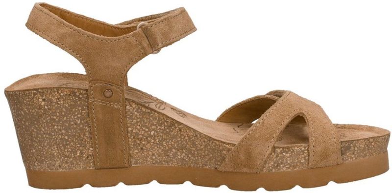 Panama Jack - Casual Sandalen - Bruin - Textiel - Dames