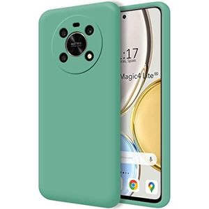 Coque en silicone liquide ultra souple pour Huawei Honor Magic 4 Lite Vert