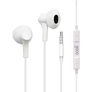 Hoofdtelefoon, 3,5 mm, coole stereo, met witte microfoon