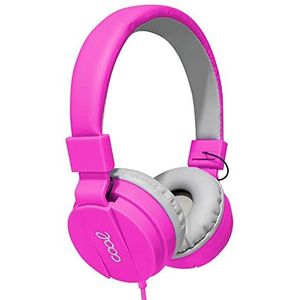 Hoofdtelefoon jack plug 3,5 mm Cool Toronto met microfoon roze
