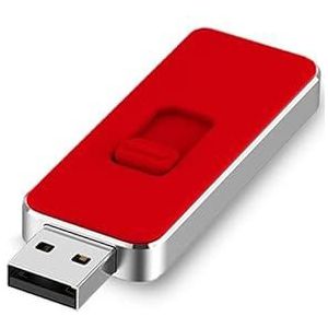 USB-stick, 64 GB, 2.0, koel board, rood