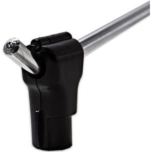 Plastic hangslot tegen diarree, zwart (voor eenvoudige haak), 8 mm, cool