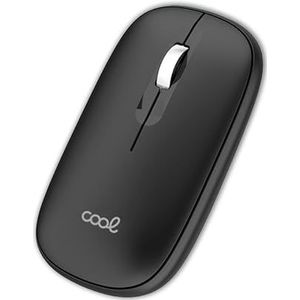 Draadloze Cool Slim Mouse 2-in-1 (Bluetooth + USB-adapter), zwart