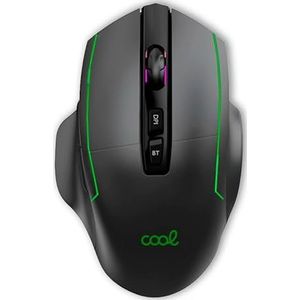 Cool Lagoon Draadloze Muis + Bluetooth 2-in-1 (oplaadbaar) Gaming LED RGB
