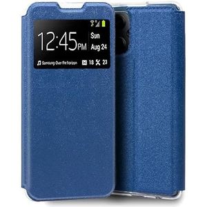 Cool Flip Cover voor Xiaomi Redmi Note 12 Pro/Poco X5 Pro, glad, blauw
