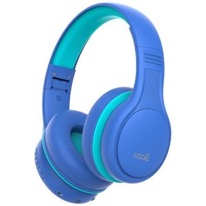 Cool Accesorios 8434847069807 (15 h, Draadloze, Bedraad), Koptelefoon, Blauw