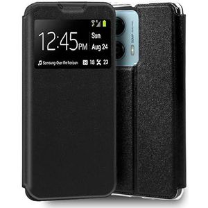 Coque Cool Flip Cover pour Motorola Moto G53 5G Uni Similicuir noir