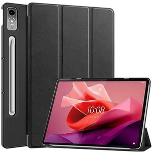 Coque Cool pour Lenovo Tab P12 12,7"" similicuir noir