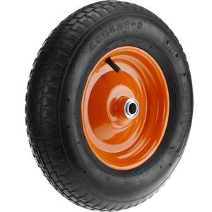 Schubkarrenrad luftbereift 95 Kg 16x4' 406x102 mm. Luftrad für Schubkarre und Transportplattform - Primematik