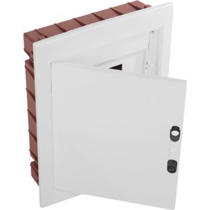 BeMatik - Elektrische verdeelkast van ABS kunststof voor wandmontage met 24 modules