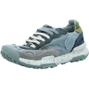 Satorisan - Chacrona - Casual Sneakers - Vergri Blue - Leer en Linnen