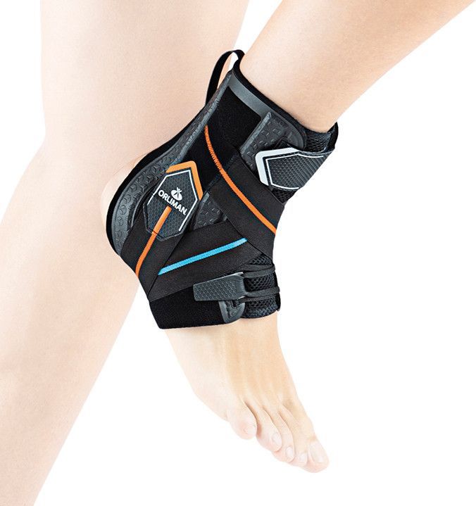 Orliman - Tobiplus - Enkelbrace - Zwart - Velours