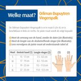 Orliman Dupuytren Vingerspalk - M - Rechts - Zwart