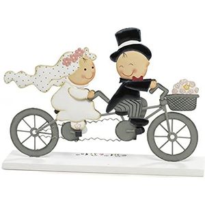 mopec Y80 – Figuur van Cake Bride en Groom Pit & Pita in Tandem, 24 x 17 cm