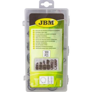 JBM Tools | Circlips assortiment (extern) 300-delig | Zekering ringen |