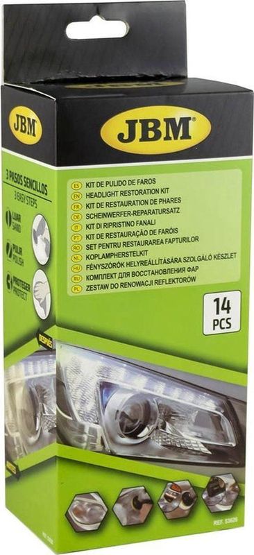 JBM Koplamp Polijstset