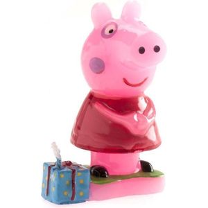 Dekora - 346089 Peppa Pig kaars, was, roze, 3 x 3 x 8 cm