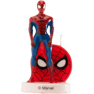 Spiderman Taart Kaars 9cm (3D) (deKora)