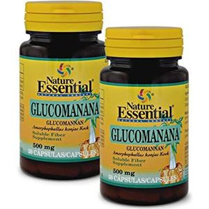 Glucomannan 500 mg. 50 capsules (verpakking 2 stuks)