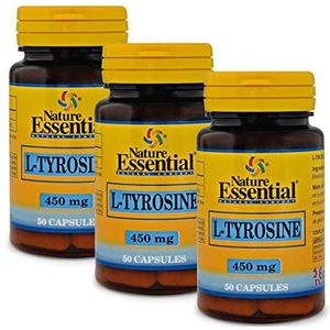 L-Tyrosina 450 mg. 50 capsules (verpakking van 3 stuks)