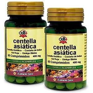 Centella asiatica (complex) 400 mg. (droge ext.) 60 tabletten (verpakking 2 stuks)