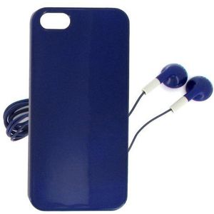 OXO PLATINUM xpaciph5bl beschermhoes en hoofdtelefoon voor Apple iPhone 5S, blauw