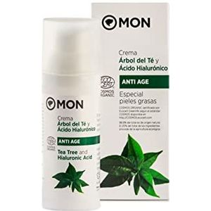 MON Tea tree crème en hyaluronzuur 50 ml