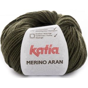 Katia - Merino Aran - Garengaren - 100 Gram - 52% Merino Superwash - 48% Acryl