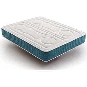 Imperial Confort VisConfort VisConfort Visco-elastische matras, geheugeneffect, ademend en dubbelzijdig, dikte 30 cm, 90 x 200 cm