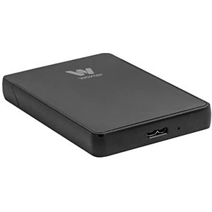 Woxter i-case 230 Black - behuizing voor harde schijven HD 2.5, USB 3.0-aansluiting zonder schroeven, USB-kabel, kleur zwart