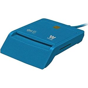 Woxter Blauwe Combo DNI-lezer - Elektronische ID-lezer, ID 3.0, SD-kaarten, MMC, MS, MSPro, XD, Micro SD, etc… Compatibel met pc en Mac