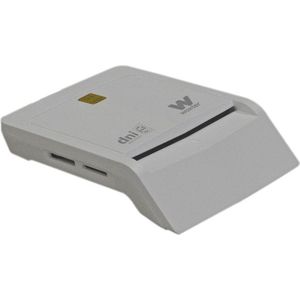 Woxter Elektronische ID Reader Combo White - DNIe Lezer, ID 3.0, SD Cards, MMC, MS, MSPro, XD, Micro SD, etc... Compatibel met PC en MAC