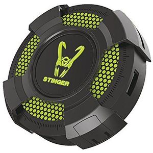 Stinger Woxter Hub Green- Backlit rood (4 poorten, USB, telefoonhouder en vak voor SD-kaarten), PC en Mac