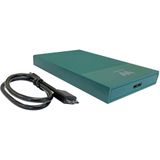 Woxter - I-Case 230B - Behuizing voor Harde Schijf - Groen - USB 3.0 - 2,5 inch