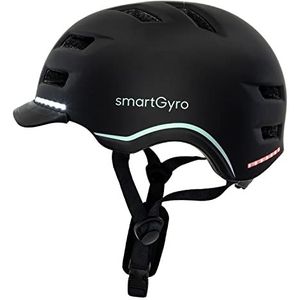 SMARTGYRO Smart-helm Nero PRO, M Uniseks, Volwassenen, Zwart, M