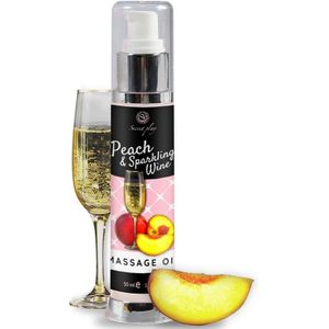 Secret play Sparkling Wine Massage oil Massage Olie Peach & Sparkling Wine 50 ml
