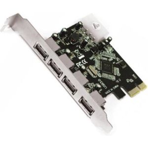 Approx - USB 3.0 - 4-poorts PCI-e Uitbreidingskaart - Volledige Hoogte - 5 Gbit/s