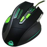 Keep Out - X9 Pro Gamingmuis - Zwart - Rubber - 9 Programmeerbare Knoppen