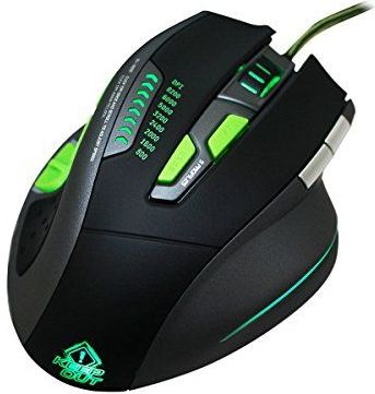 Keep Out - X9 Pro Gamingmuis - Zwart - Rubber - 9 Programmeerbare Knoppen