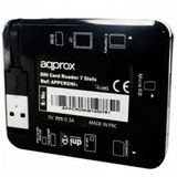 APPROX DNI-e USB 2.0 externe chip kaartlezer zwart