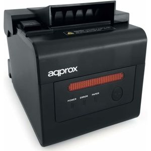 APPROX Pos80 Wifi+Ethernet Printer Zwart ca. breedte: 58 Y 80Mm/ geen cartridges/ thermisch afdrukken/ geluid en lichtwaarschuwing/ afdrukken D - APPPOS80WIFI+LAN