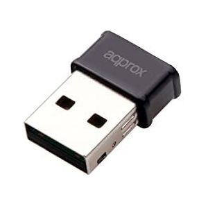 Approx APPUSB1200N (USB), Netwerkadapter, Zwart