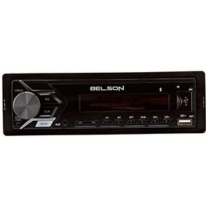 Belson BS-1502 MP3/AM-FM autoradio met USB/SD-speler, zwart