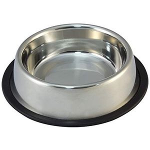 Arquivet Hondenvoerbak voor honden, katten, huisdieren, roestvrij staal, antislip, 450 ml/20 cm