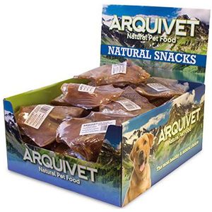 ARQUIVET Varkensoor, middelgroot, 20 stuks, intrekbaar, natuurlijke snacks voor honden, speelgoed, beloningen, lekkernijen